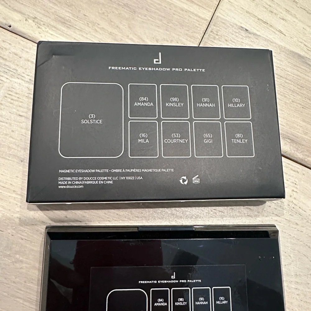 Doucce Eyeshadow Palette - Black, Cream, Brown Shades
